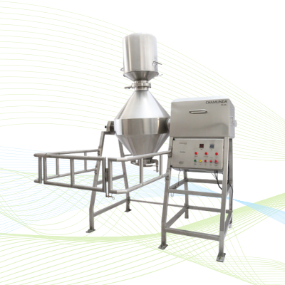 Double Cone Blender Manufacturer - Chamunda Pharma Machinery Pvt Ltd